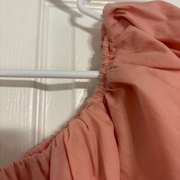 Abercrombie Pale Pink Puff Sleeve Mini Dress - Picture 7 of 8